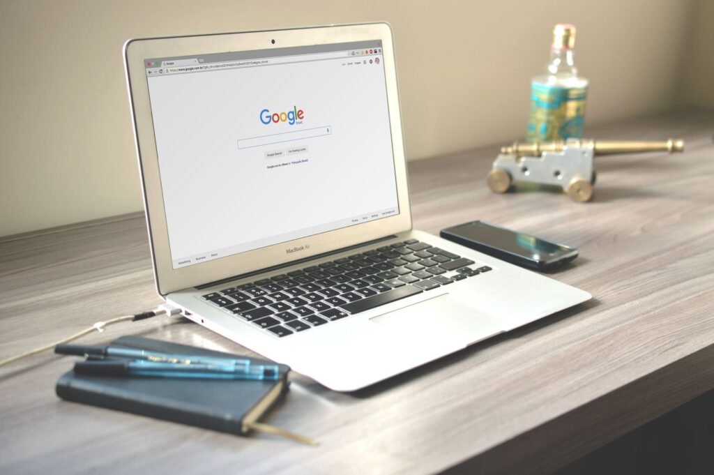 Campagne de référencement payant sur ordinateur portable