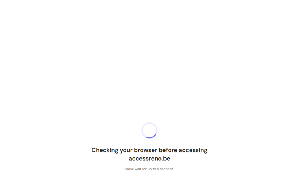 Capture d’écran du site AccessReno