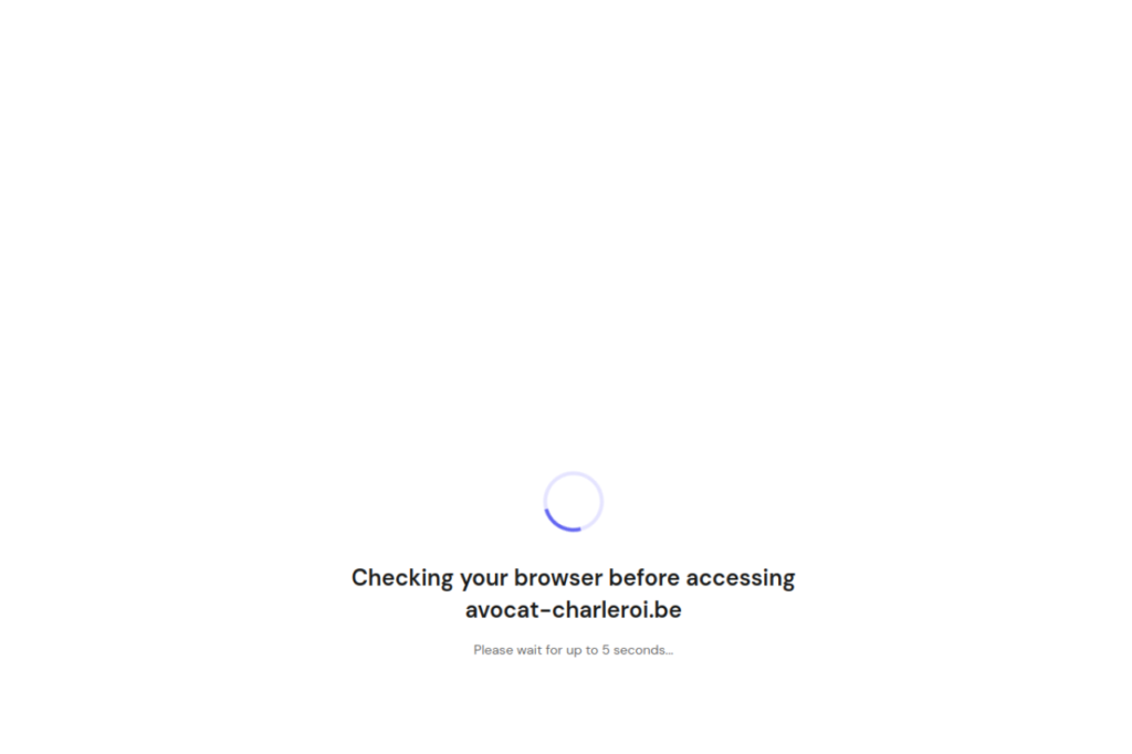 Capture d’écran du site Avocat Charleroi