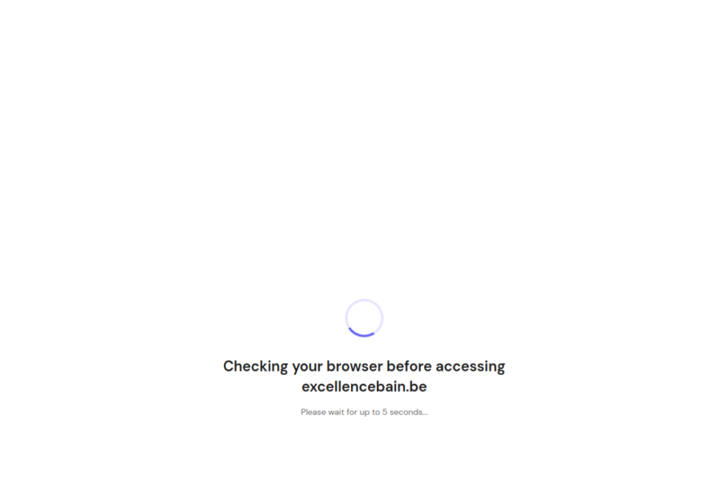 Capture d’écran du site Excellence Bain